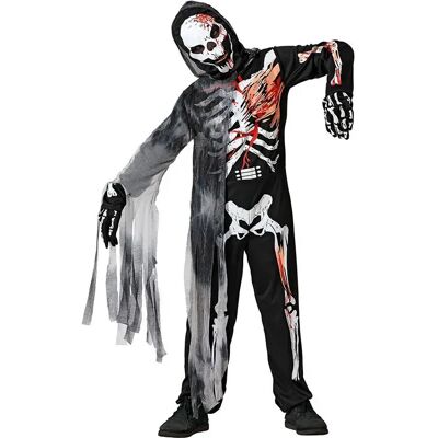 Costume scheletro Th3 Party - 7-9 Anni Costume scheletro Th3 Party - 7-9 Anni