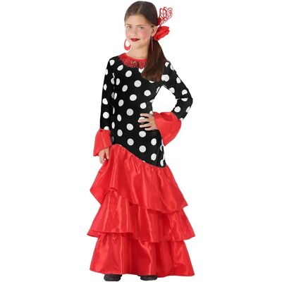 Atosa Costume Da Bambina Flamenco Sivigliano Atosa Costume Da Bambina Flamenco Sivigliano