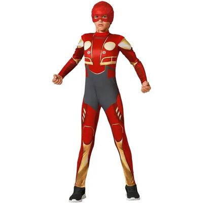 Costume bambino supereroe BigBuy - Rosso per 7-9 anni Costume bambino supereroe BigBuy - Rosso per 7-9 anni