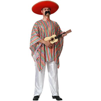 Atosa Costume Da Uomo Mexican Multicolor M-L Atosa Costume Da Uomo Mexican Multicolor M-L