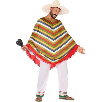 Atosa Costume Da Uomo Mexican Multicolor XL Atosa Costume Da Uomo Mexican Multicolor XL