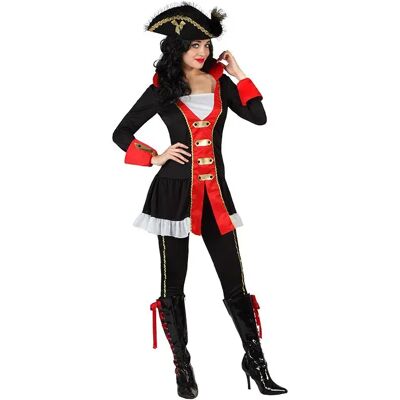Costume pirata multicolore Th3 Party per adulti - 3 pezzi Costume pirata multicolore Th3 Party per adulti - 3 pezzi