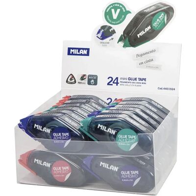 Milan Scatola Espositore 2 Nastri Adesivi Compatti 8.x5 M Milan Scatola Espositore 2 Nastri Adesivi Compatti 8.x5 M