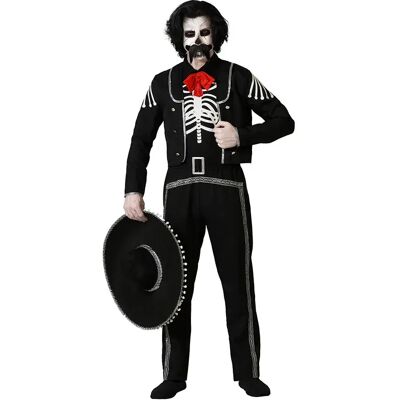 Atosa Costume Da Scheletro Messicano Uomo Atosa Costume Da Scheletro Messicano Uomo