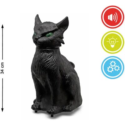 Atosa Gatto Luce/suono/movimento 3x20x17 Cm Atosa Gatto Luce/suono/movimento 3x20x17 Cm