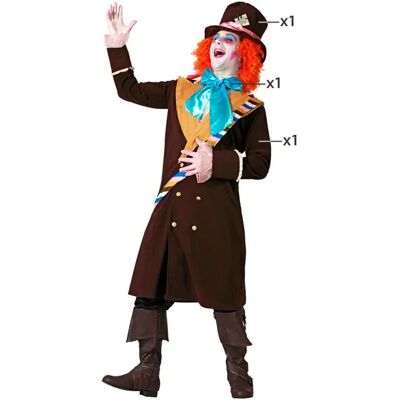 Atosa Costume Da Cappellaio Matto Da Uomo Atosa Costume Da Cappellaio Matto Da Uomo