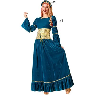 Atosa Costume Da Regina Medievale Da Donna Atosa Costume Da Regina Medievale Da Donna