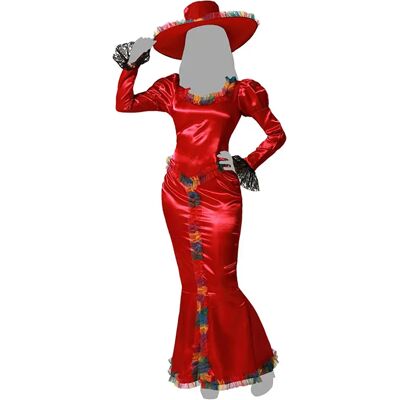 Atosa Costume Da Donna Scheletro Messicana Atosa Costume Da Donna Scheletro Messicana