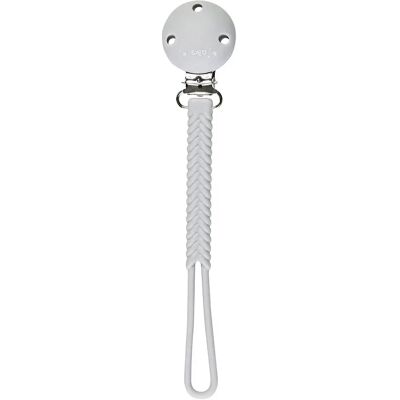Saro Portachiavi per Ciuccio in Silicone Trenzato - Grigio Saro Portachiavi per Ciuccio in Silicone Trenzato - Grigio
