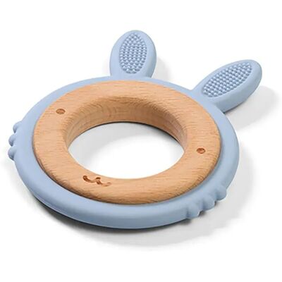 Babyono Coniglio Di Legno E Dentizione Silicone Multicolor One Size Babyono Coniglio Di Legno E Dentizione Silicone Multicolor One Size