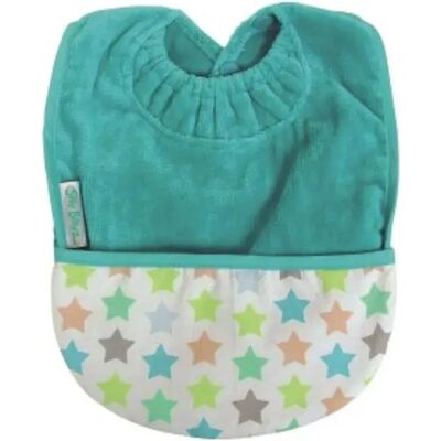 Silly Billyz - Babero Con Bolsillo - Motivo Stelle - bib Silly Billyz - Babero Con Bolsillo - Motivo Stelle - bib