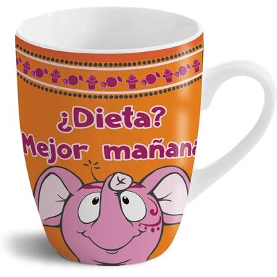 Nici Tazza ¿dieta? ¡mejor Mañana! Multicolor One Size Nici Tazza ¿dieta? ¡mejor Mañana! Multicolor One Size
