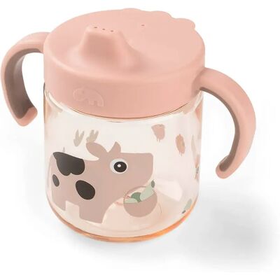 Done By Deer Tazza Da Apprendimento Con Beccuccio E 2 Manici Tiny Farm Pink One Size Done By Deer Tazza Da Apprendimento Con Beccuccio E 2 Manici Tiny Farm Pink One Size