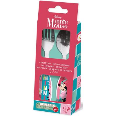 Stor Set Di Posate Minnie 2 Pezzi Multicolor One Size Stor Set Di Posate Minnie 2 Pezzi Multicolor One Size