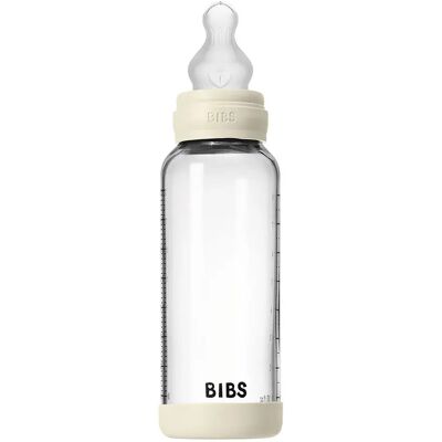 BIBS Biberon in vetro per bebé Flusso medio avorio - Biberon per bambino BIBS Biberon in vetro per bebé Flusso medio avorio - Biberon per bambino