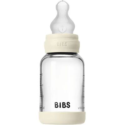 BIBS Biberon in Vetro per Bambini Silicone Flusso Lento - Biberon BIBS Biberon in Vetro per Bambini Silicone Flusso Lento - Biberon