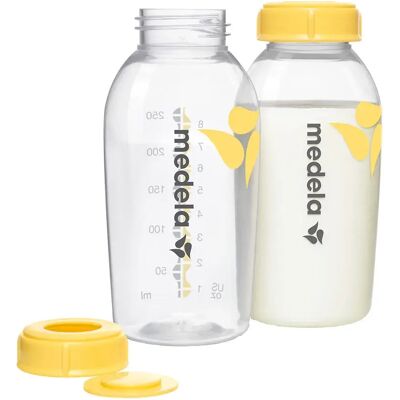 Biberoni Medela - 2x250 ml - Bottiglie per latte materno Biberoni Medela - 2x250 ml - Bottiglie per latte materno