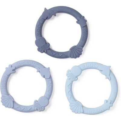 Loulou Lollipop Massaggiagengive Fog 3 Unità Blue One Size Loulou Lollipop Massaggiagengive Fog 3 Unità Blue One Size