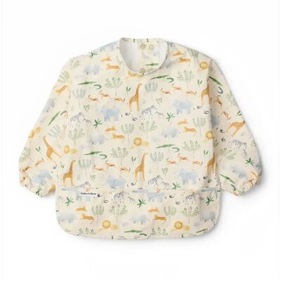 Loulou Lollipop Bavaglino Con Maniche Safari Jungle Multicolor One Size Loulou Lollipop Bavaglino Con Maniche Safari Jungle Multicolor One Size