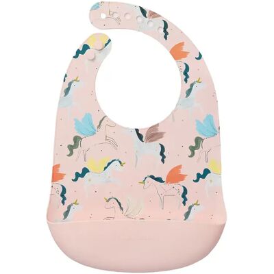 Loulou Lollipop Bavaglino Unicorn Ballet Silicone Multicolor One Size Loulou Lollipop Bavaglino Unicorn Ballet Silicone Multicolor One Size