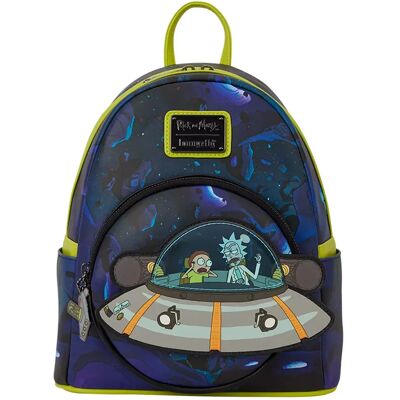 Loungefly Zaino Cartoon Network Rick And Morty Space Cruiser 26 Cm Loungefly Zaino Cartoon Network Rick And Morty Space Cruiser 26 Cm