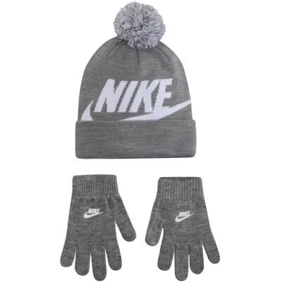 Nike Set Swoosh Pom Dk Grey Heather One Size Nike Set Swoosh Pom Dk Grey Heather One Size