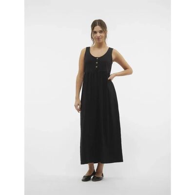 Mamalicious Vestito Lungo Senza Maniche Evi Lia Ankle Black XS Mamalicious Vestito Lungo Senza Maniche Evi Lia Ankle Black XS