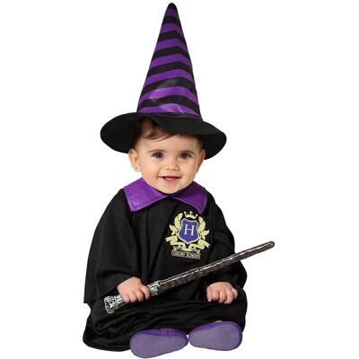 Atosa Costume Da Bambino Mago Black / Purple 24 Mesi Atosa Costume Da Bambino Mago Black / Purple 24 Mesi