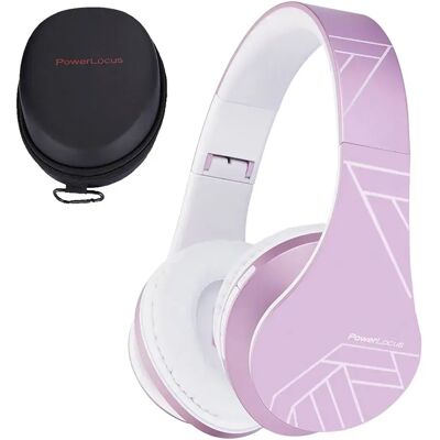 Cuffie PowerLocus P2 per bambini - Rosa e Bianco - Wireless & con filo Cuffie PowerLocus P2 per bambini - Rosa e Bianco - Wireless & con filo