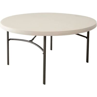 Lifetime Tavolo Cream Folding Legs 152x7cm-round Lifetime Tavolo Cream Folding Legs 152x7cm-round
