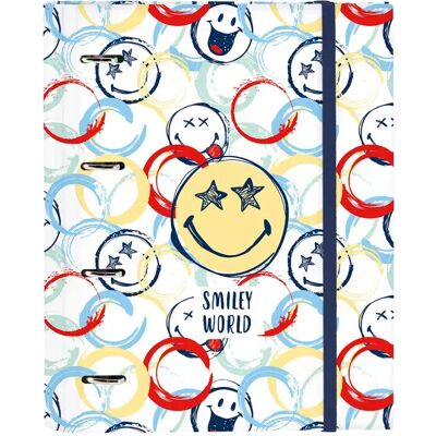 Safta Cartella Smiley World Art A4 Ringbook 120 Sheets Multicolor One Size Safta Cartella Smiley World Art A4 Ringbook 120 Sheets Multicolor One Size