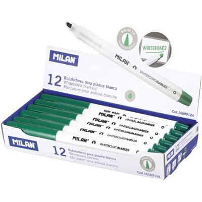 Milan Pennarello 3.7 Mm 12 Unità Green One Size Milan Pennarello 3.7 Mm 12 Unità Green One Size