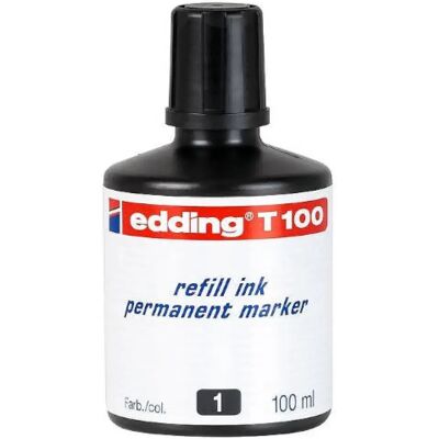 Edding Bottiglia Di Inchiostro Nero Ricaricabile 100ml One Size Edding Bottiglia Di Inchiostro Nero Ricaricabile 100ml One Size