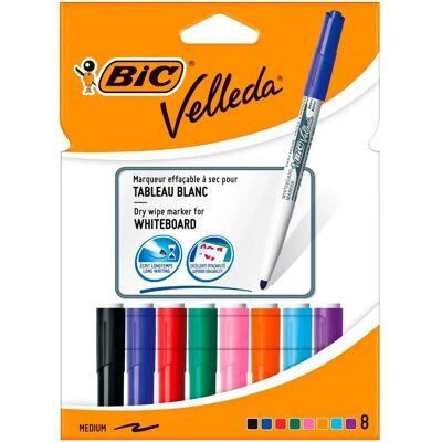 Bic Blister 8 Velleda Pietradors Colori Multicolor One Size Bic Blister 8 Velleda Pietradors Colori Multicolor One Size