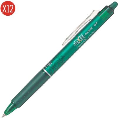 Pilot Penna Frixion Click 12 Unità Green One Size Pilot Penna Frixion Click 12 Unità Green One Size