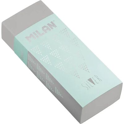 Milan Scatola Espositore 20 Gomme Da Cancellare Nata® Series (con Custodia In Cartone E Confezionate) Argento Milan Scatola Espositore 20 Gomme Da Cancellare Nata® Series (con Custodia In Cartone E Confezionate) Argento