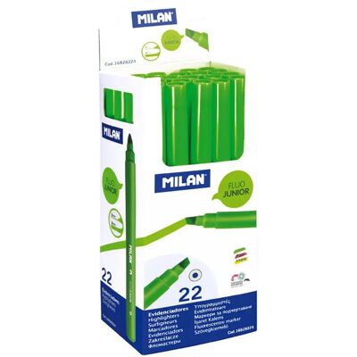 Milan Display Box 22 Evidenziatori Junior Verdi Multicolor One Size Milan Display Box 22 Evidenziatori Junior Verdi Multicolor One Size