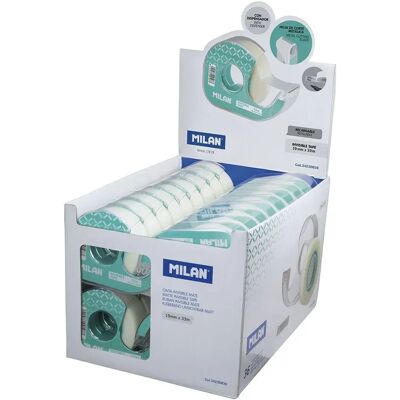 Milan Scatola Espositore 36 Dispenser Per Nastro Adesivo Opaco Invisibile 19 X33 M Milan Scatola Espositore 36 Dispenser Per Nastro Adesivo Opaco Invisibile 19 X33 M