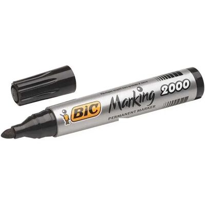 Bic Pennarello Indelebile Marking 2000 12 Unità Black One Size Bic Pennarello Indelebile Marking 2000 12 Unità Black One Size