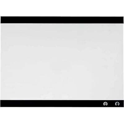 Nobo Lavagna Magnetica Con Clip 43x58 Cm White / Black One Size Nobo Lavagna Magnetica Con Clip 43x58 Cm White / Black One Size