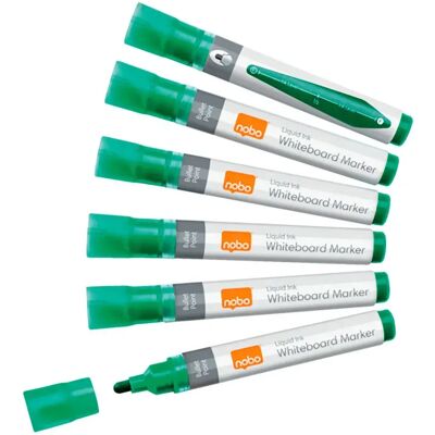 Nobo Pennarello A Gesso Liquido Con Punta Conica 10 Unità Green One Size Nobo Pennarello A Gesso Liquido Con Punta Conica 10 Unità Green One Size