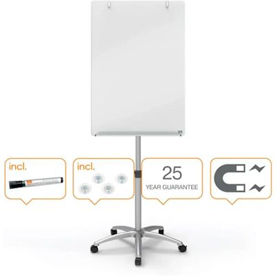 Nobo Lavagna A Vetro Mobile Per Conferenze Con Cavalletto Nobo Lavagna A Vetro Mobile Per Conferenze Con Cavalletto