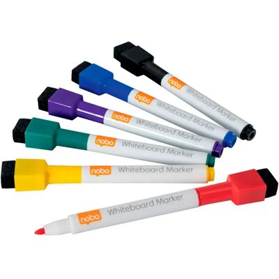 Nobo Pennarelli Per Lavagna 6 Unità Multicolor One Size Nobo Pennarelli Per Lavagna 6 Unità Multicolor One Size