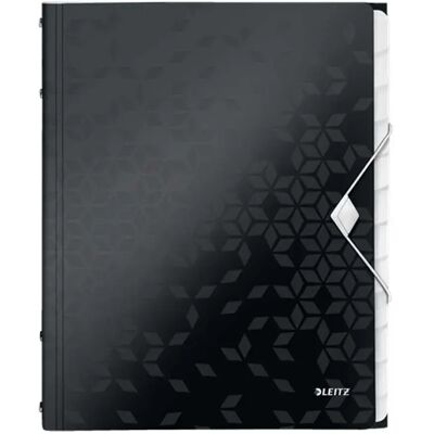 Leitz Archivio Wow Pp A4 Con 12 Divisori Black One Size Leitz Archivio Wow Pp A4 Con 12 Divisori Black One Size