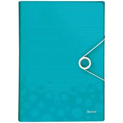 Leitz Cartella A Fisarmonica Wow Pp A4 6 + 1 Divisori Turquoise One Size Leitz Cartella A Fisarmonica Wow Pp A4 6 + 1 Divisori Turquoise One Size