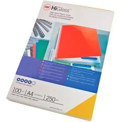 Gbc Rilegatura Di Copertina Chrome Din A 250g 100 Unità Gbc Rilegatura Di Copertina Chrome Din A 250g 100 Unità