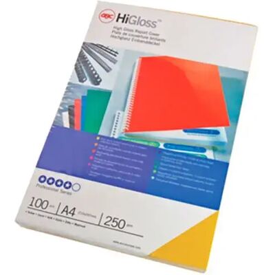 Gbc Rilegatura Di Copertina Chrome Din A 250g 100 Unità Gbc Rilegatura Di Copertina Chrome Din A 250g 100 Unità