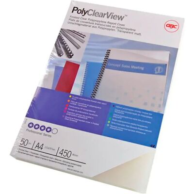 Gbc Copertine In Polipropilene Traslucide 350 Micron Din A Rilegatura Di Copertina 100 Unità Gbc Copertine In Polipropilene Traslucide 350 Micron Din A Rilegatura Di Copertina 100 Unità