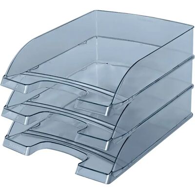 Leitz Vassoio Verticale Trasparente Formato Standard Plus Smoked Transparent One Size Leitz Vassoio Verticale Trasparente Formato Standard Plus Smoked Transparent One Size