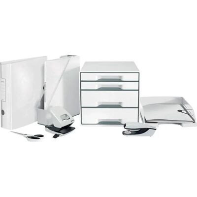 Leitz Vassoio Verticale Formato A4 Wow White One Size Leitz Vassoio Verticale Formato A4 Wow White One Size